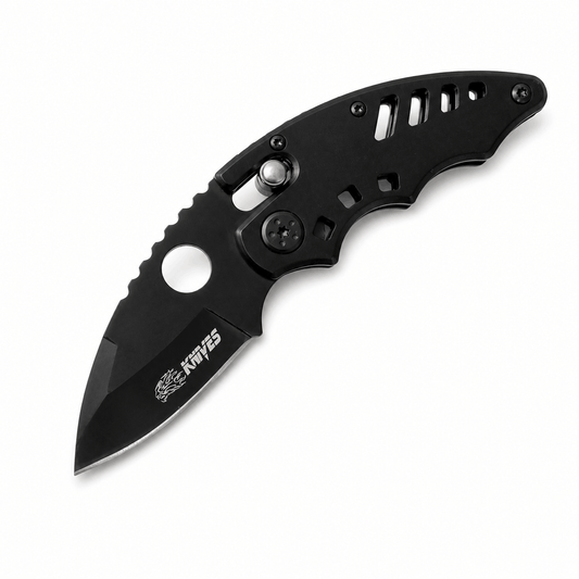 🎁 Мини сгъваем нож Black Airsoft KNIFES - EDC (100% off)