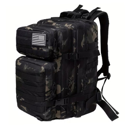 Тактическа раница 45L, велкро с флаг на USA 900D