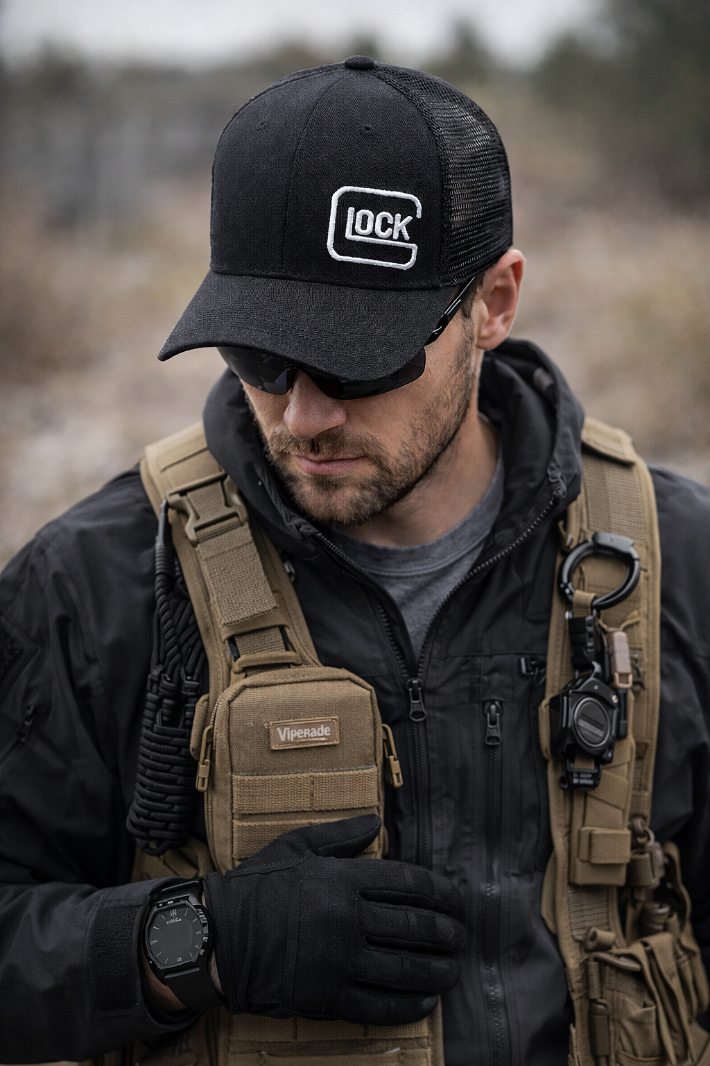 Тактическа шапка Glock с велкро панел – Tactical Baseball Cap