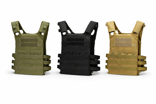 Тактическа жилетка Plate Carrier, система MOLLE, регулируема