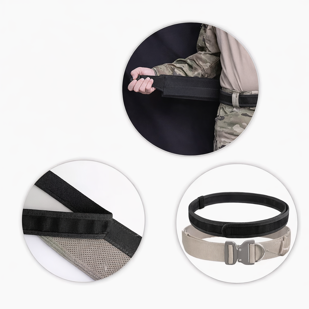 Тактически вътрешен колан 3.8cm (134см) – Velcro Duty Belt